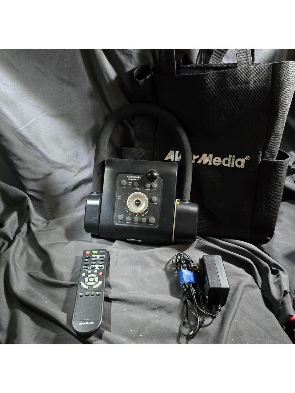 Avermedia Avervision F50 USB Document Camera Flexible Arm 10x W Remote And Bag